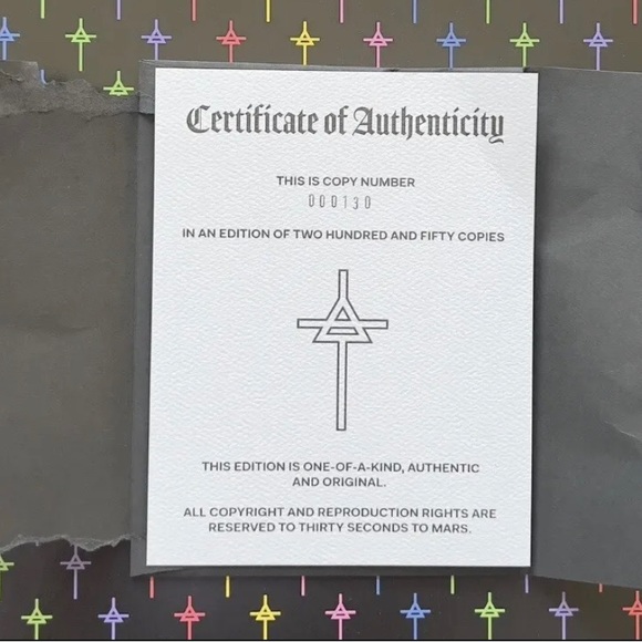 Limited Edition signed copy of Thirty Seconds to Mars America book - Picture 2 of 3